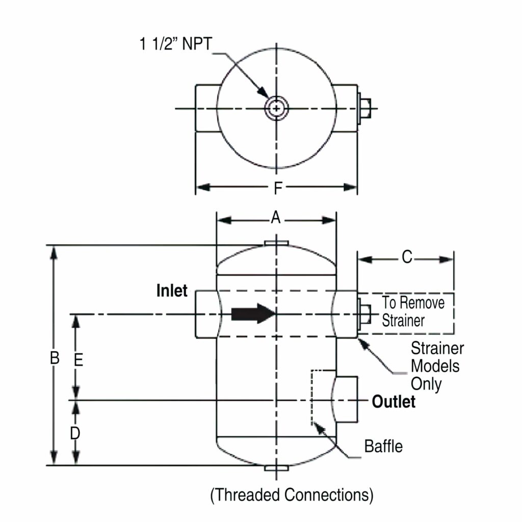 In Line Air Separator